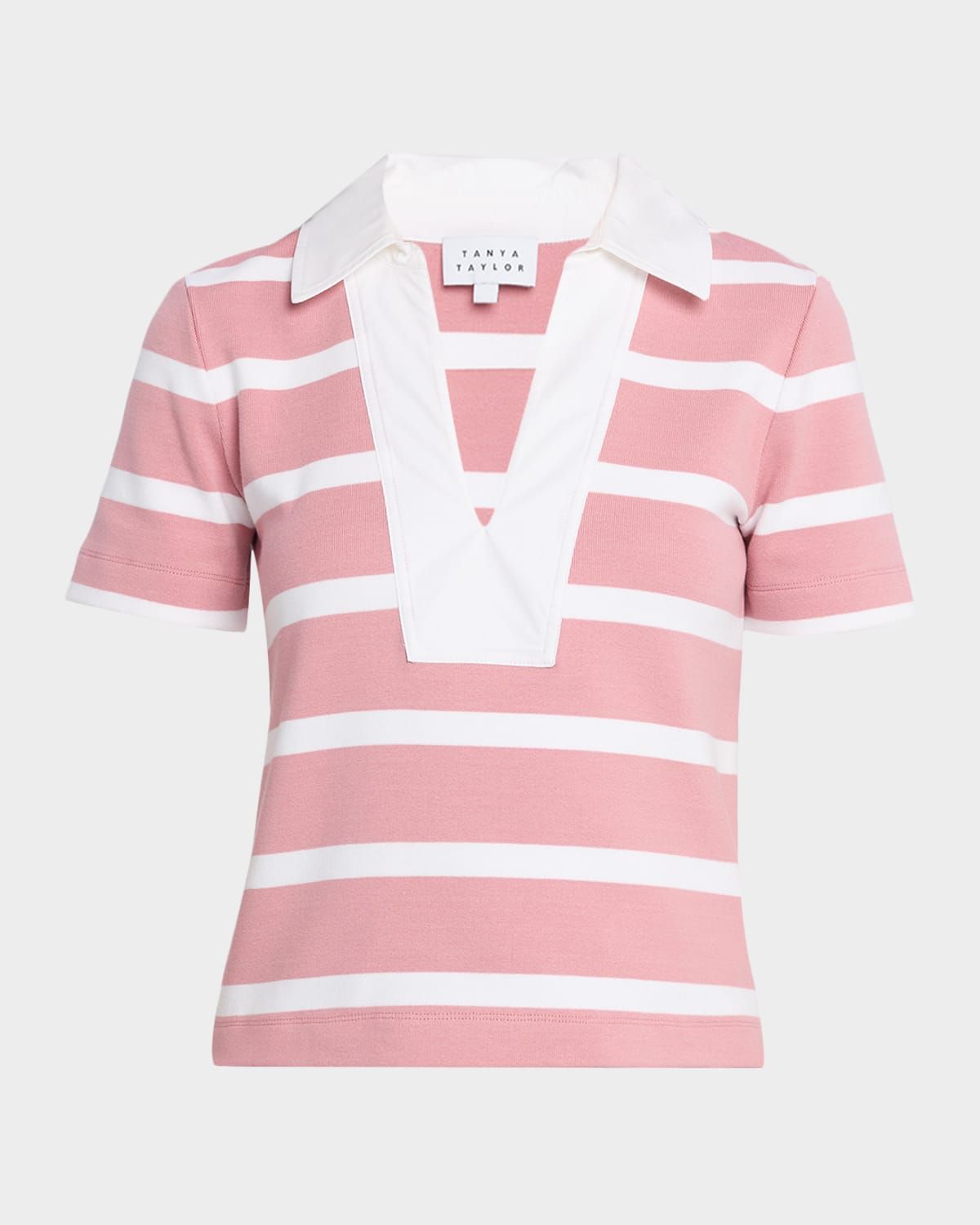 Melanie Stripe V-Neck Top