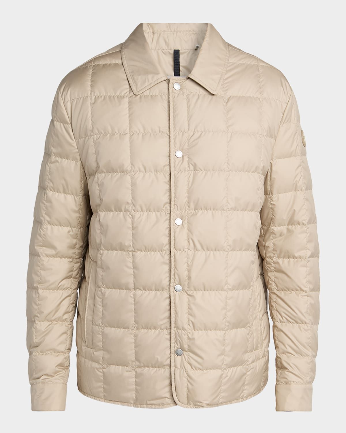 Men & apos;s Castellana Square-Quilted Down Shirt Jacket
