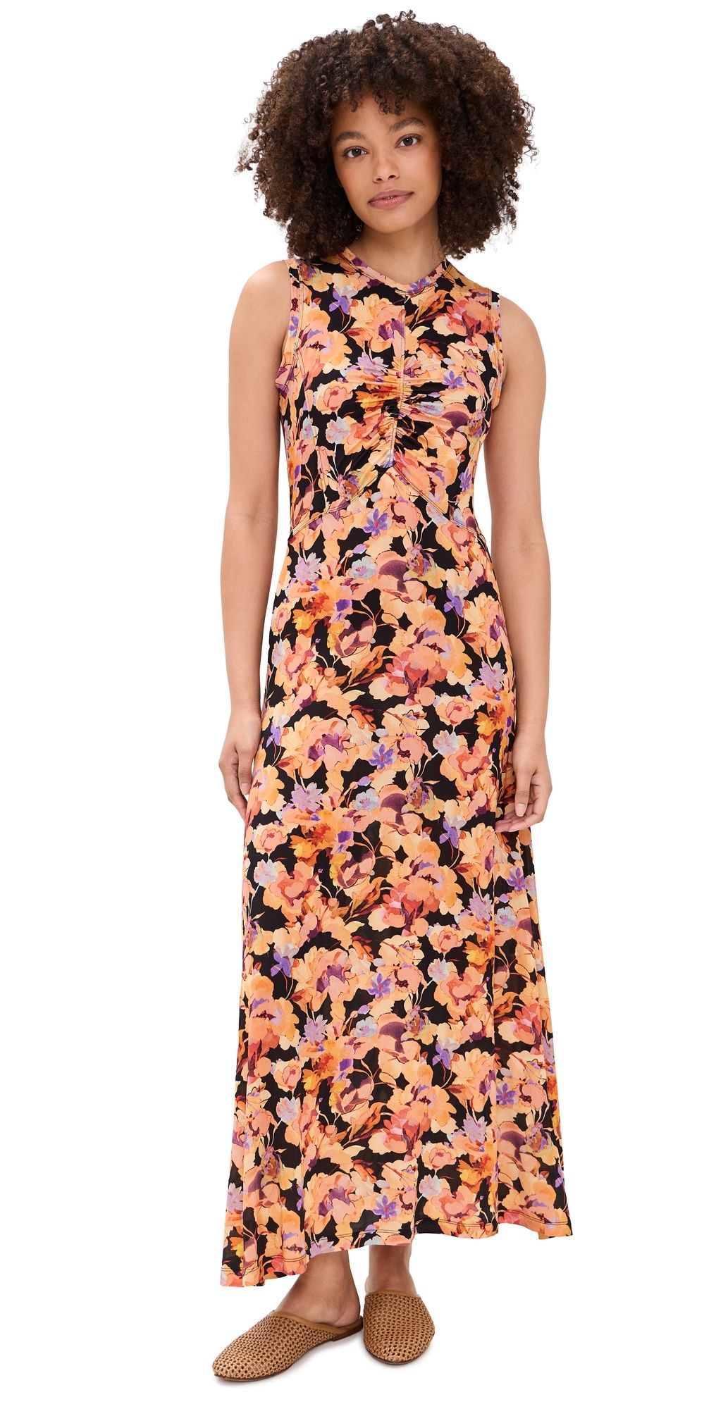 Ulla Johnson Lina Jersey Dress Night Bloom XL