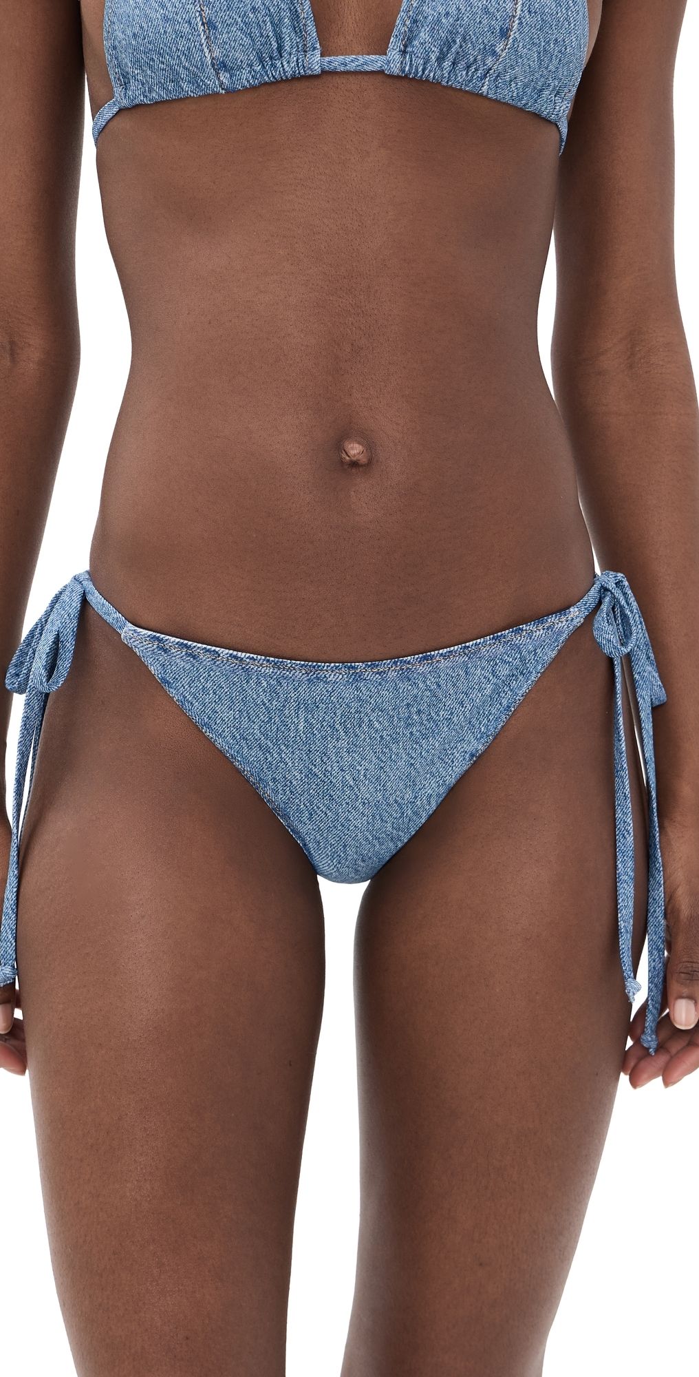rag & bone Miramar Triangle String Bikini Bottoms Minetta S