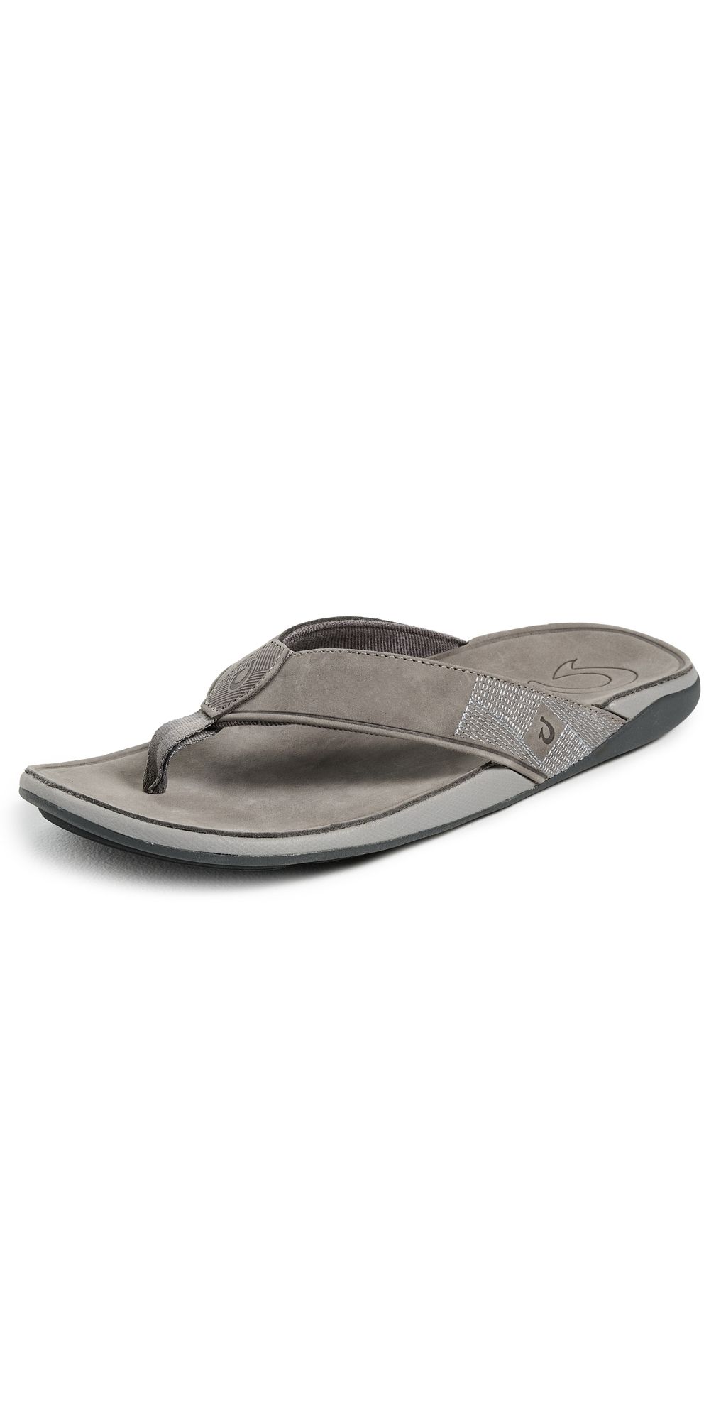 OluKai Tuahine Sandals Stone/Stone 9