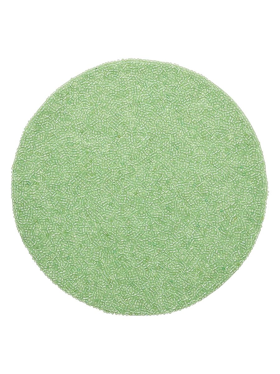 Perennial Beaded Placemat - Green