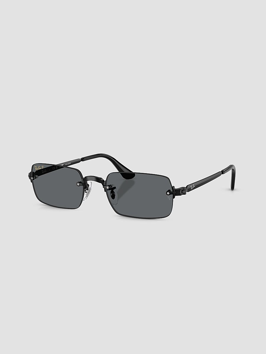 Men's Rb3928 A$AP Rocky Rimless 54MM Rectangular Sunglasses - Black