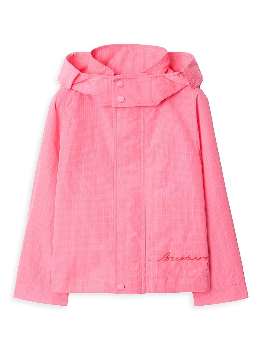 Baby Girl's, Little Girl's & Girl's Logo Grid Nylon Jacket - Blossom - Size 18 Months