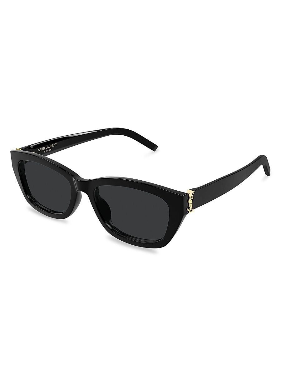 Women's 55MM Cat-Eye Sunglasses - Black