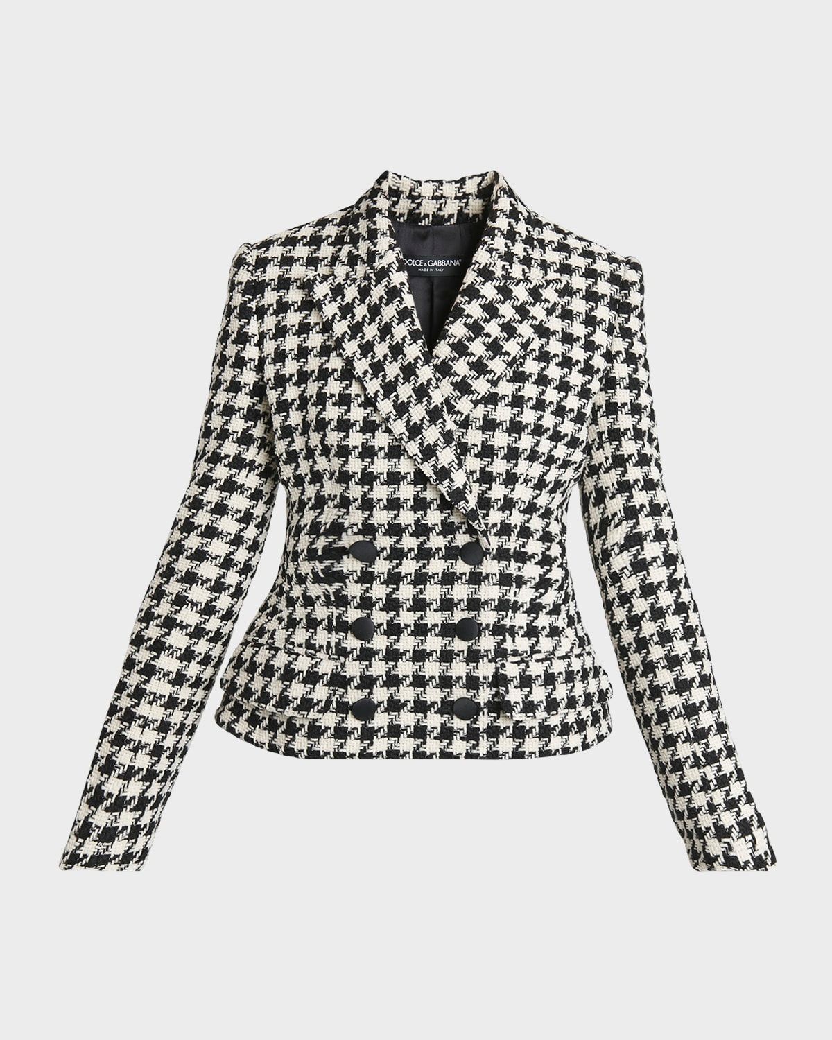 Pied De Poule Wool Dolce Jacket