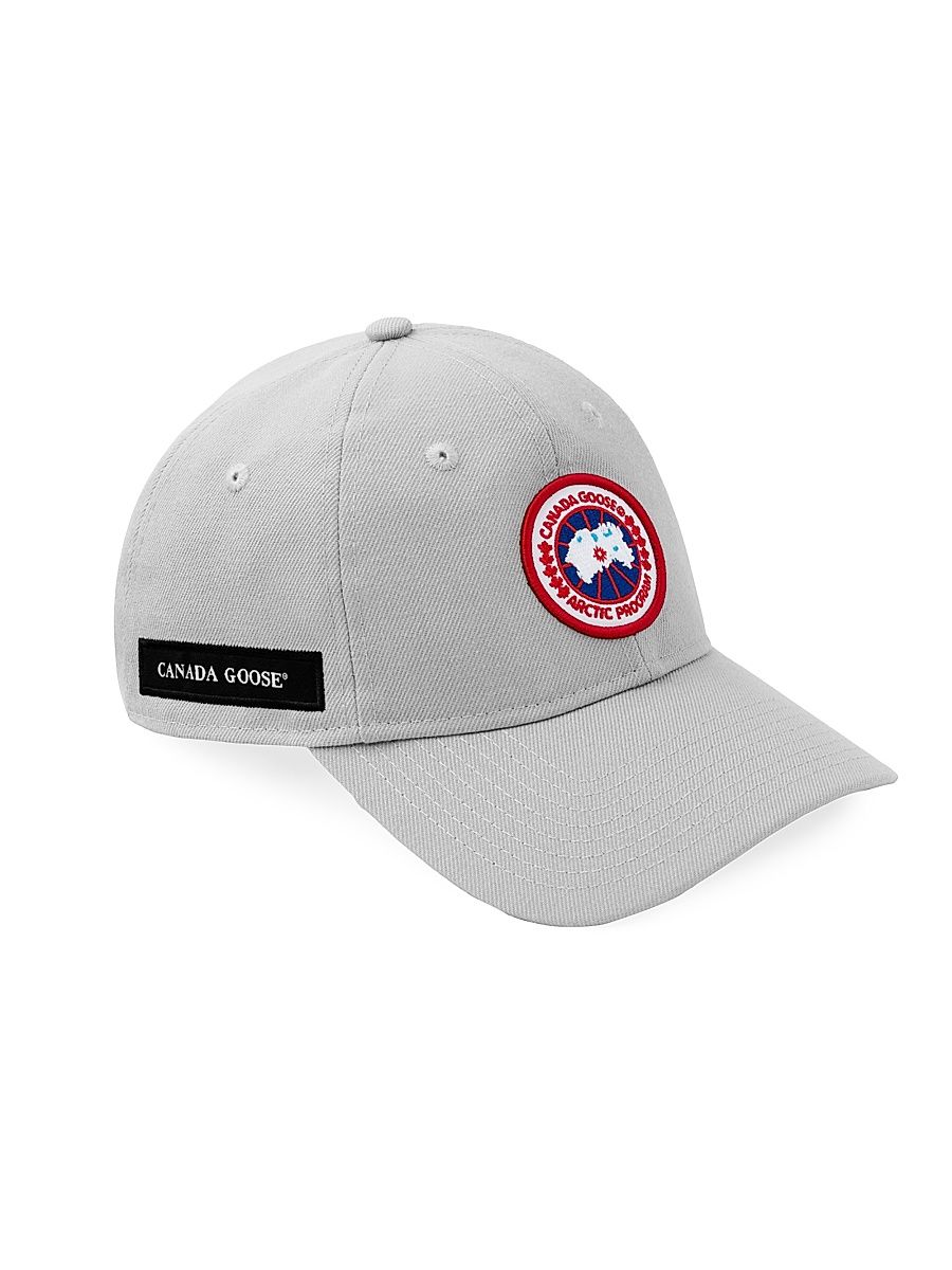 Men's Adjustable Logo Baseball Cap - Silver