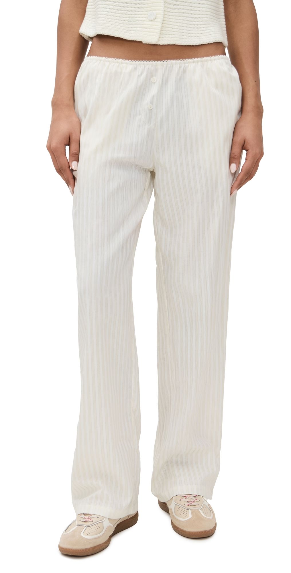 Lioness In Bloom Pants Ivory XL