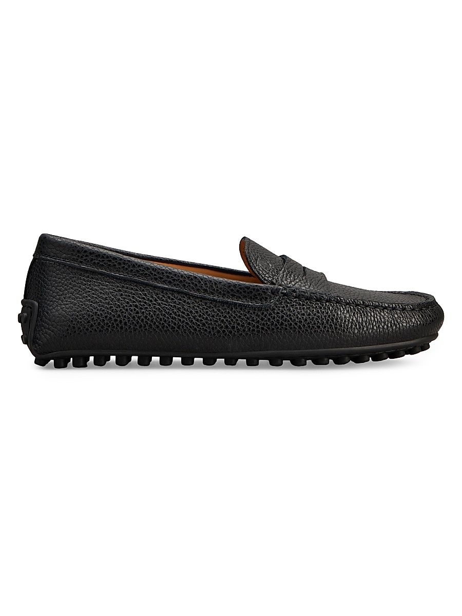 Women's City Gommino Leather Driving Loafers - Nero - Size 10.5