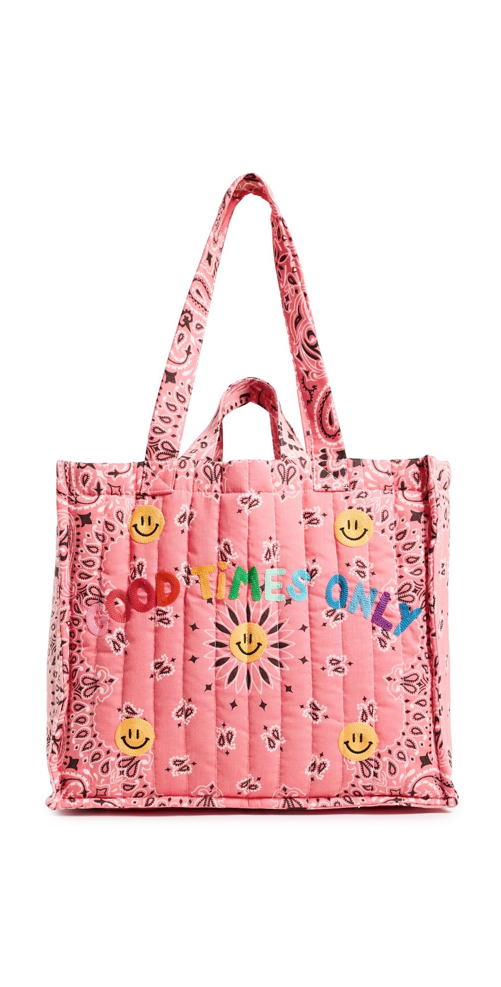 Call It By Your Name Medium Cabas Matelasse Tote Strawberry / Pale Pink One Size