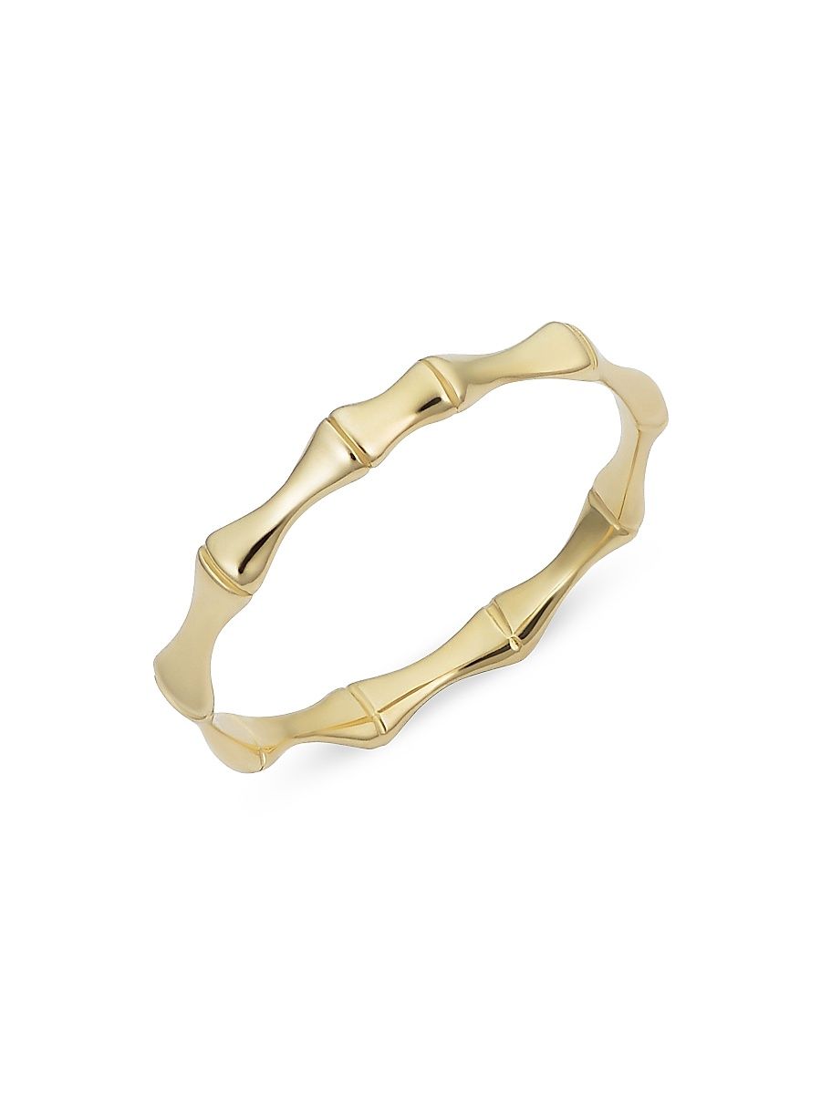 Women's 14K Yellow Solid Gold Amalfi Ring - Yellow Gold - Size 8