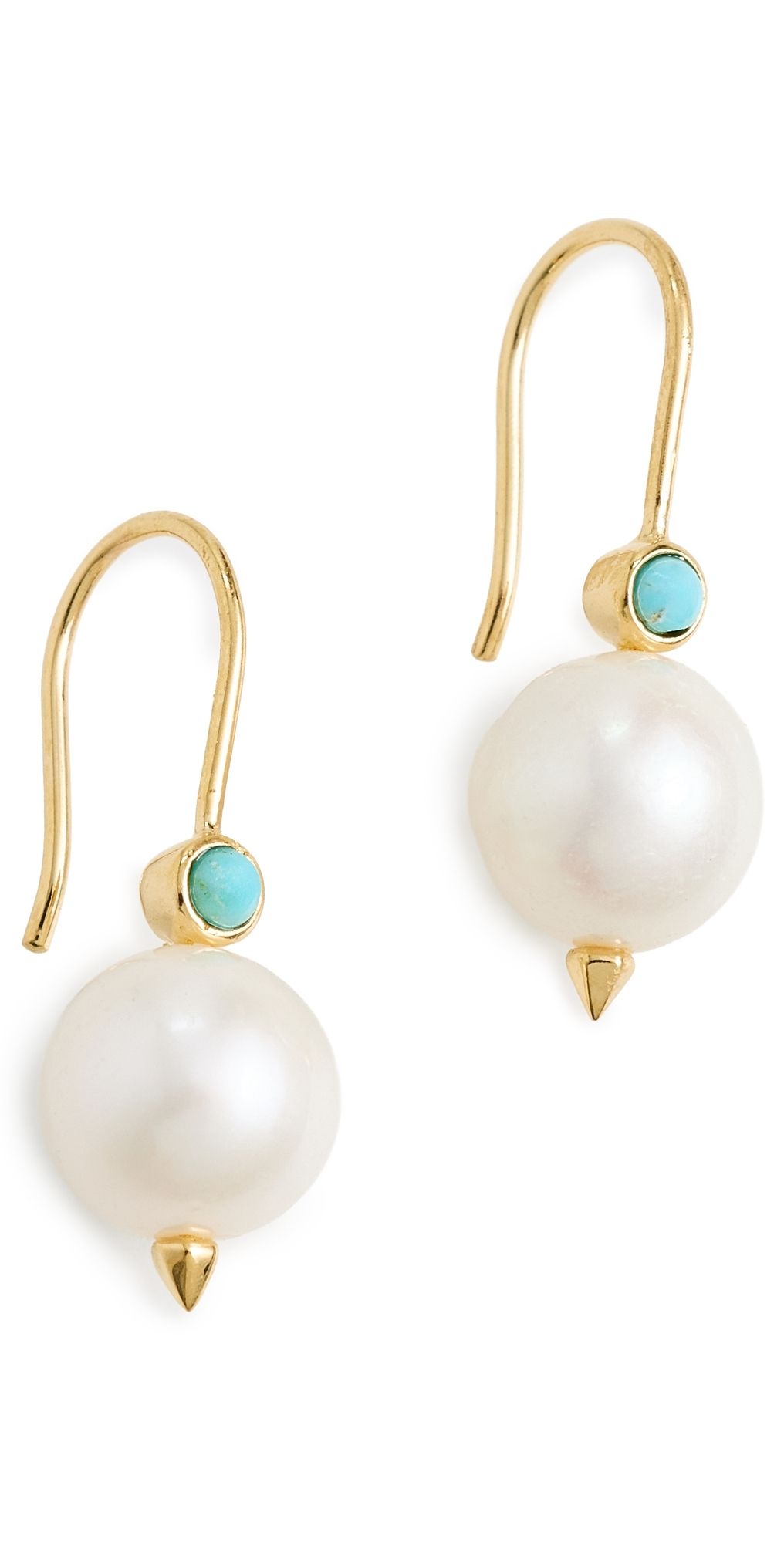 HART Pearl Earrings Pearl/Turquoise One Size