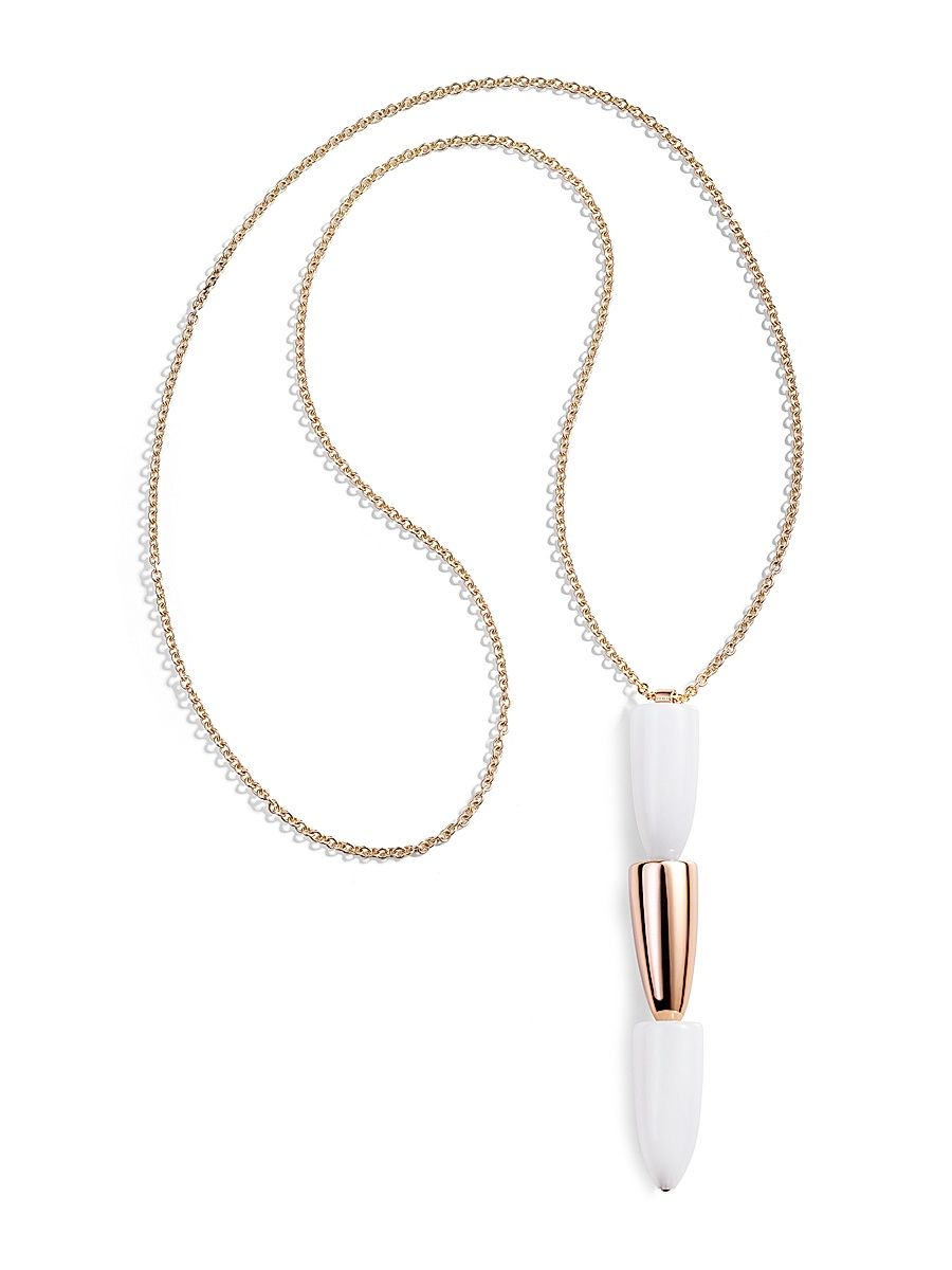 Women's Calla 18K Rose Gold & Kogolong Pendant Necklace