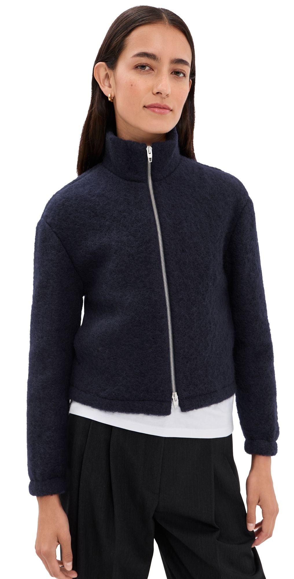 Jil Sander Zip Up Sweatshirt Ink 38