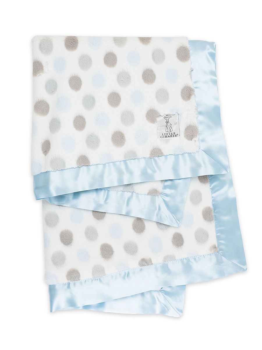 Baby's & Little Kid's Luxe Dot Blanket - Blue