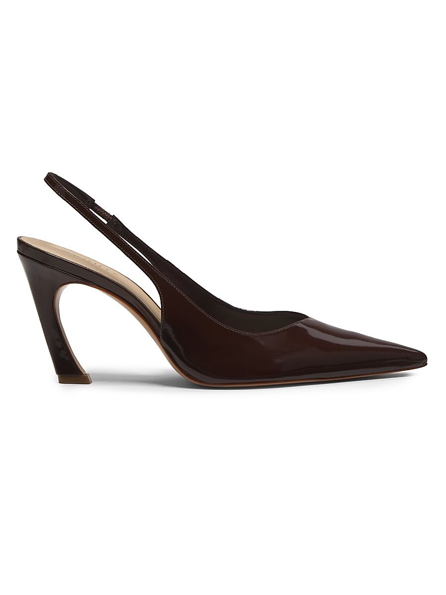 Women's Lexi Sling 75MM Slingback Pumps - Chestnut Brown - Size 9