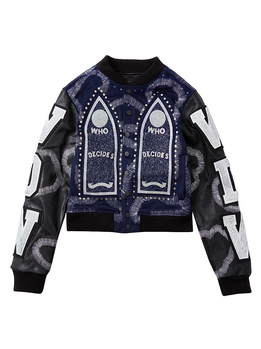 Men's Hardware Cathedral Varsity Jacket - Coal Indigo - Size XXXL