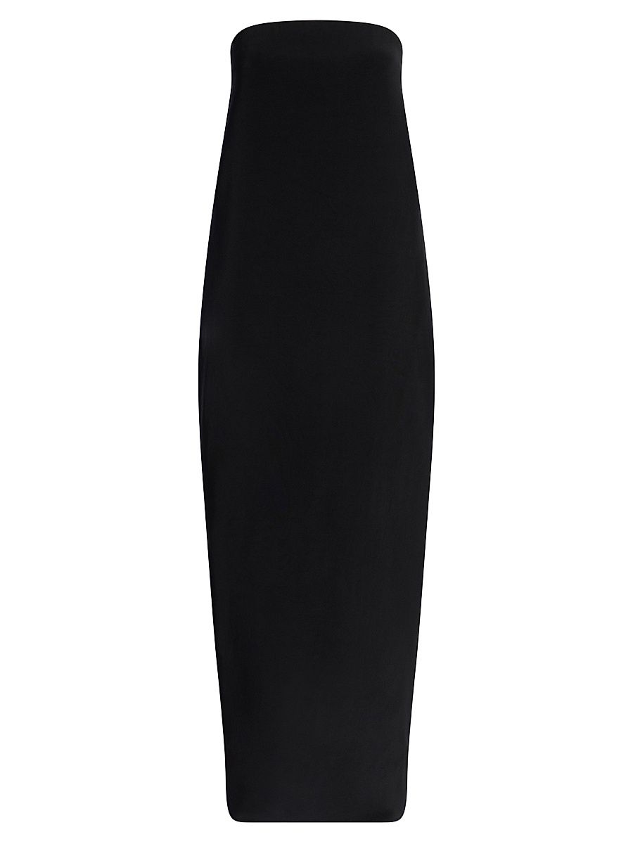 Women's Strapless Cocoon Dress - Black - Size 12