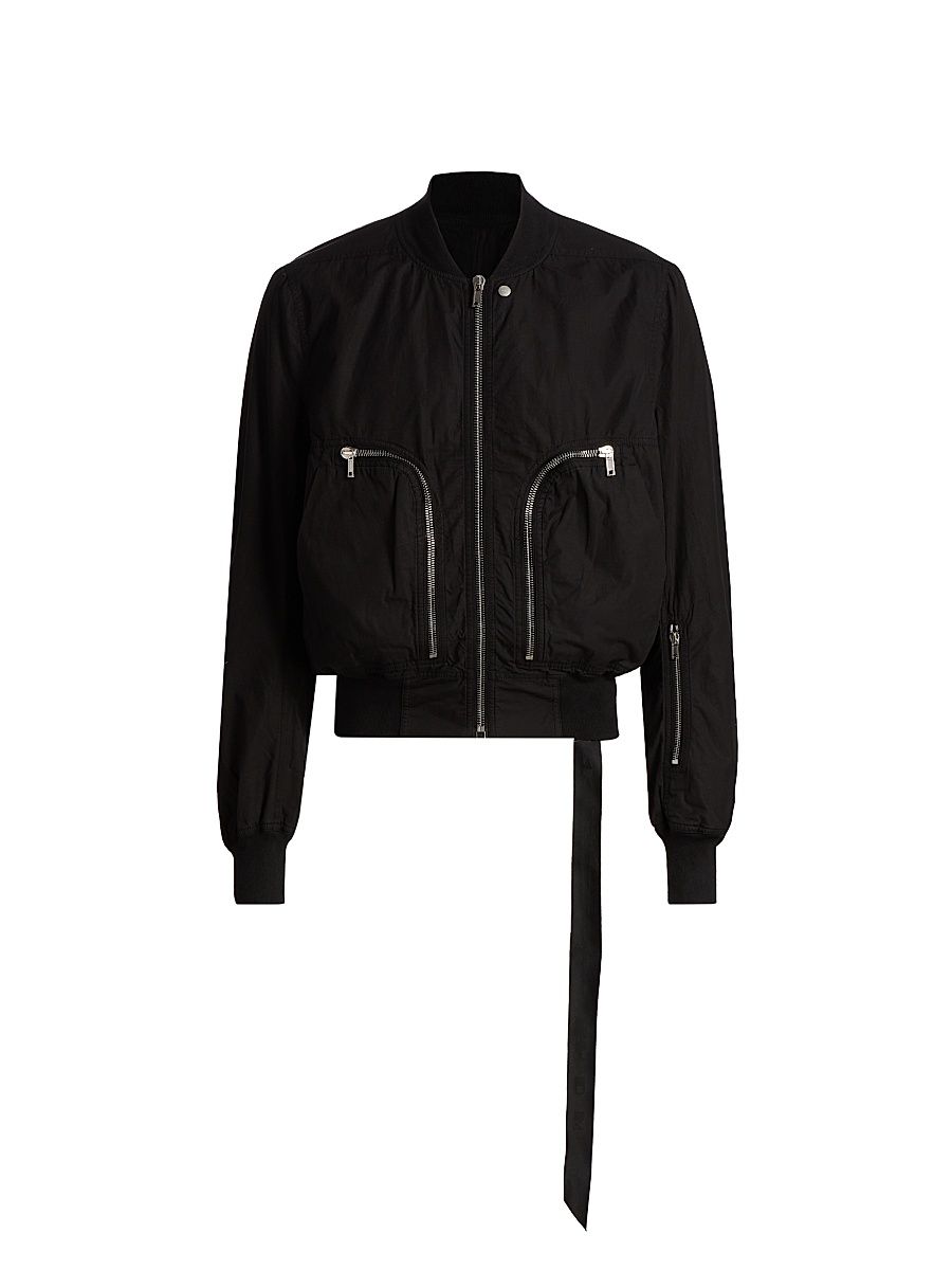 Men's Bauhaus Flight Bomber Jacket - Black - Size XL