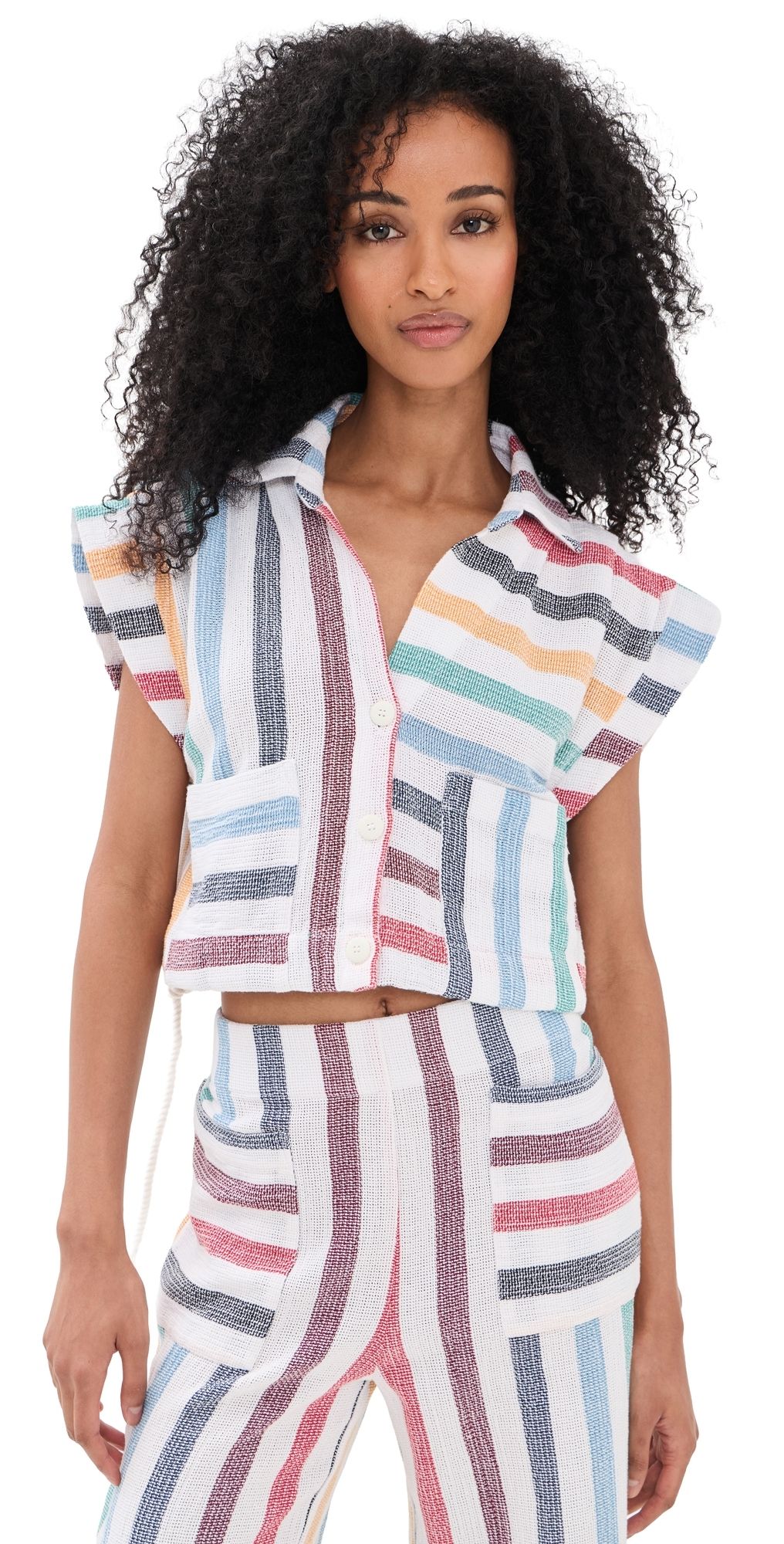 JBQ Preen Top Candy Stripe XS