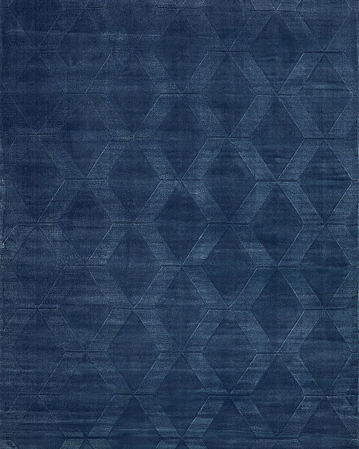 Brunello Hand-Loomed Navy Rug