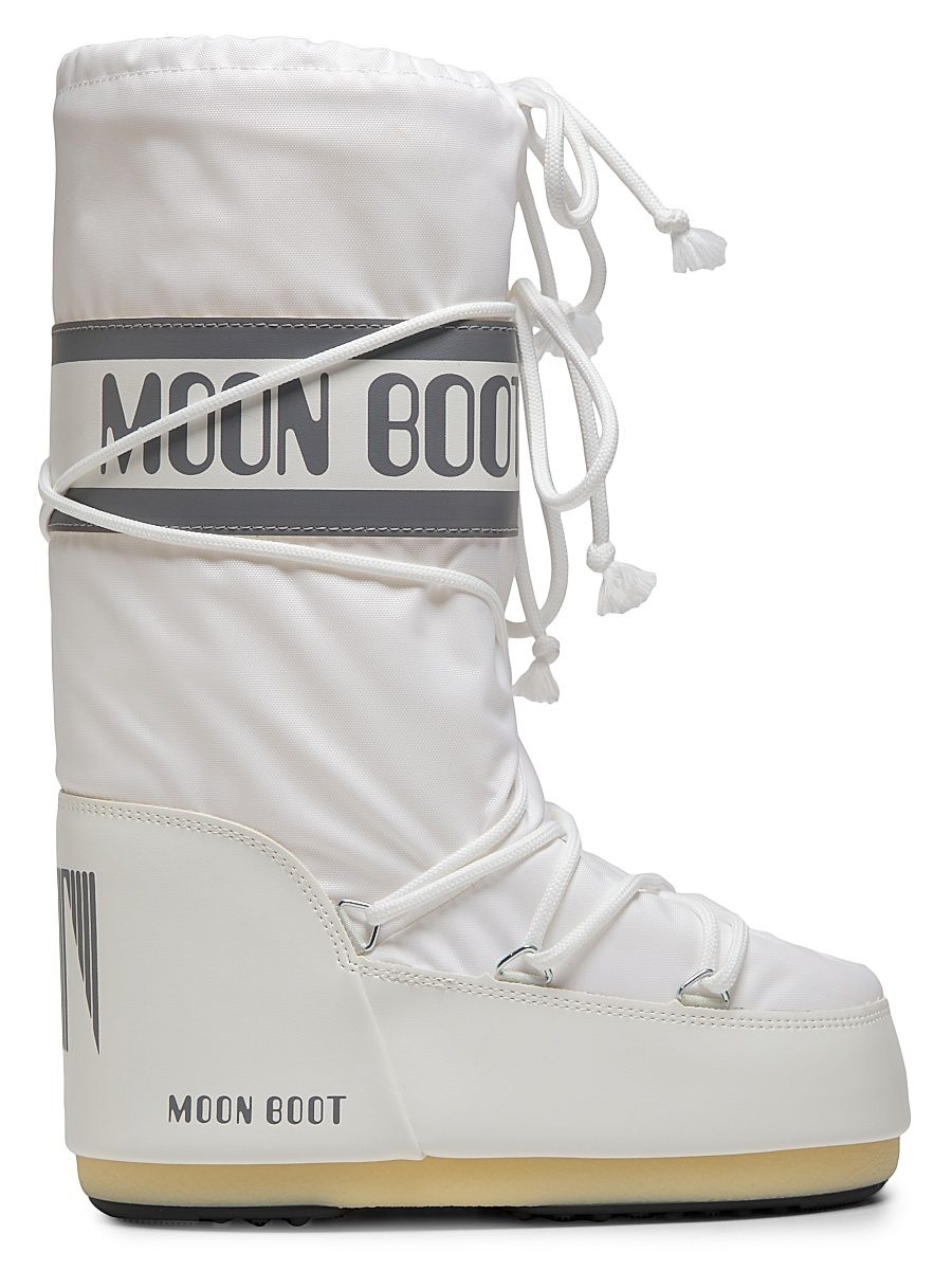Women's Icon Nylon Boots - White - Size 4.5