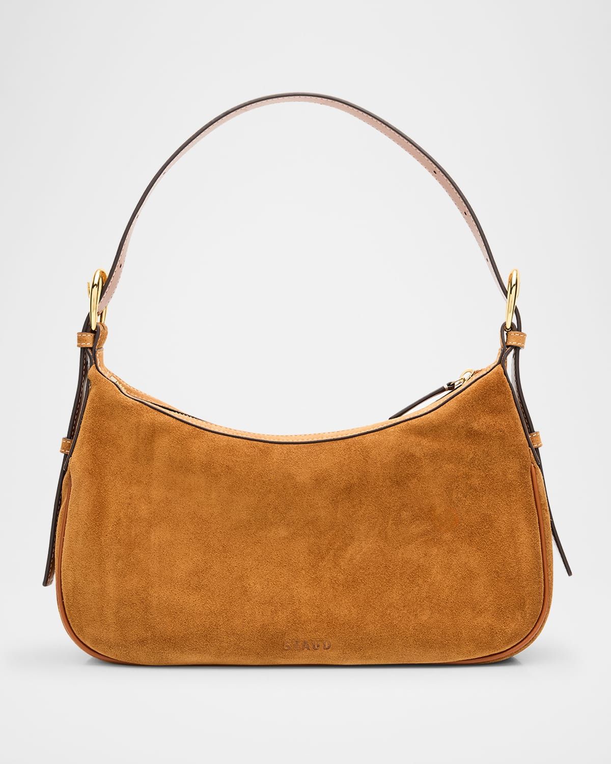 Pine Suede Shoulder Bag