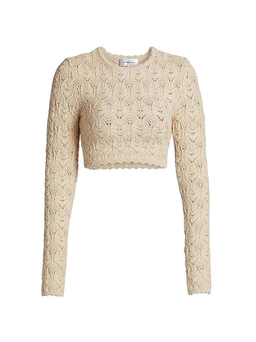 Women's Janelle Knit Long-Sleeve Top - Ecru - Size XL