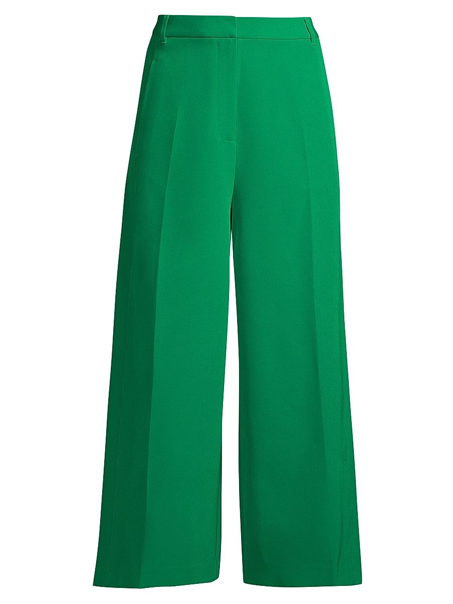 Women's Melody Crop Wide-Leg Pants - Ivy - Size 2