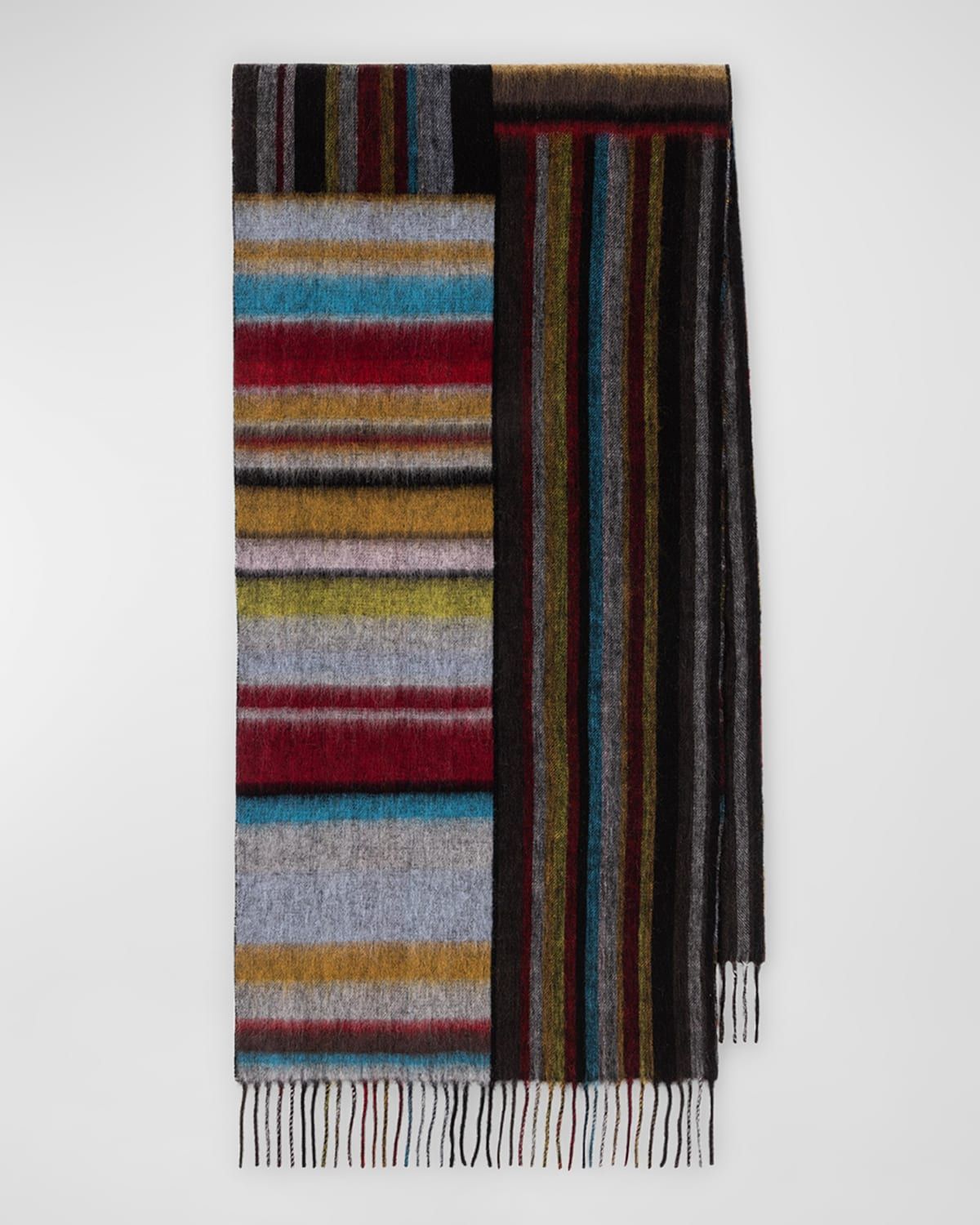 Men & apos;s Lambswool Signature Mash Up Scarf