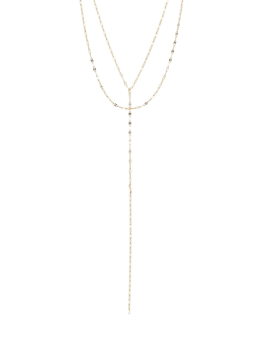Women's Sophie 14K-Gold-Plated Lariat Necklace - Gold