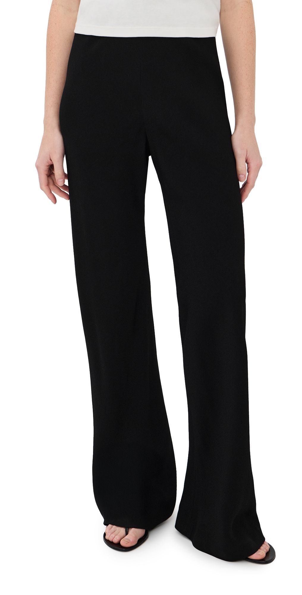 WARDROBE. NYC Crepe Bias Cut Pants Black S