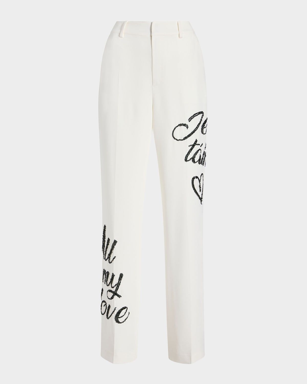 Crushed Sequin Loveletter Collins Pants