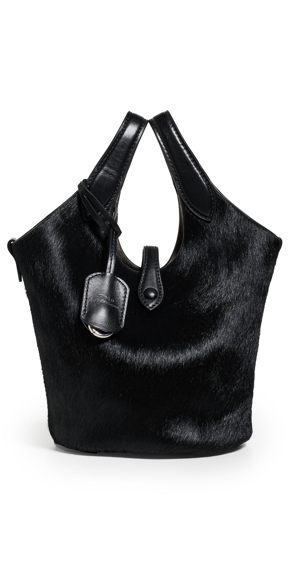 Polo Ralph Lauren Haircalf Crossbody Bag Black One Size