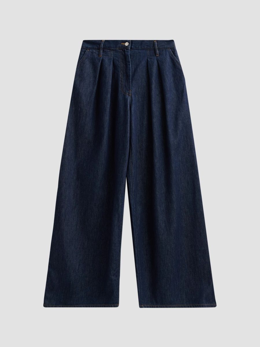 Dries Van Noten Women's Pamplona Wide-Leg Jeans - Indigo - Size XS