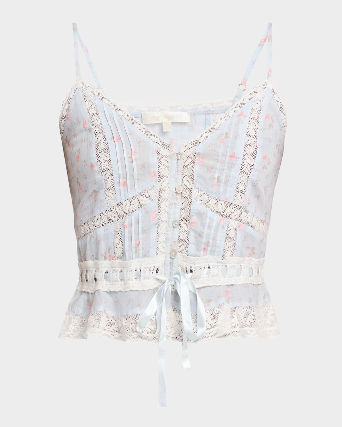 Avra Lace-Trim Tank Top