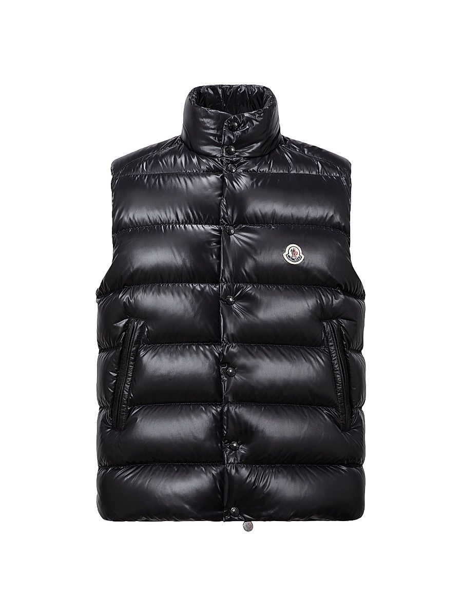Men's Tibb Nylon Down Vest - Black - Size XXXXL