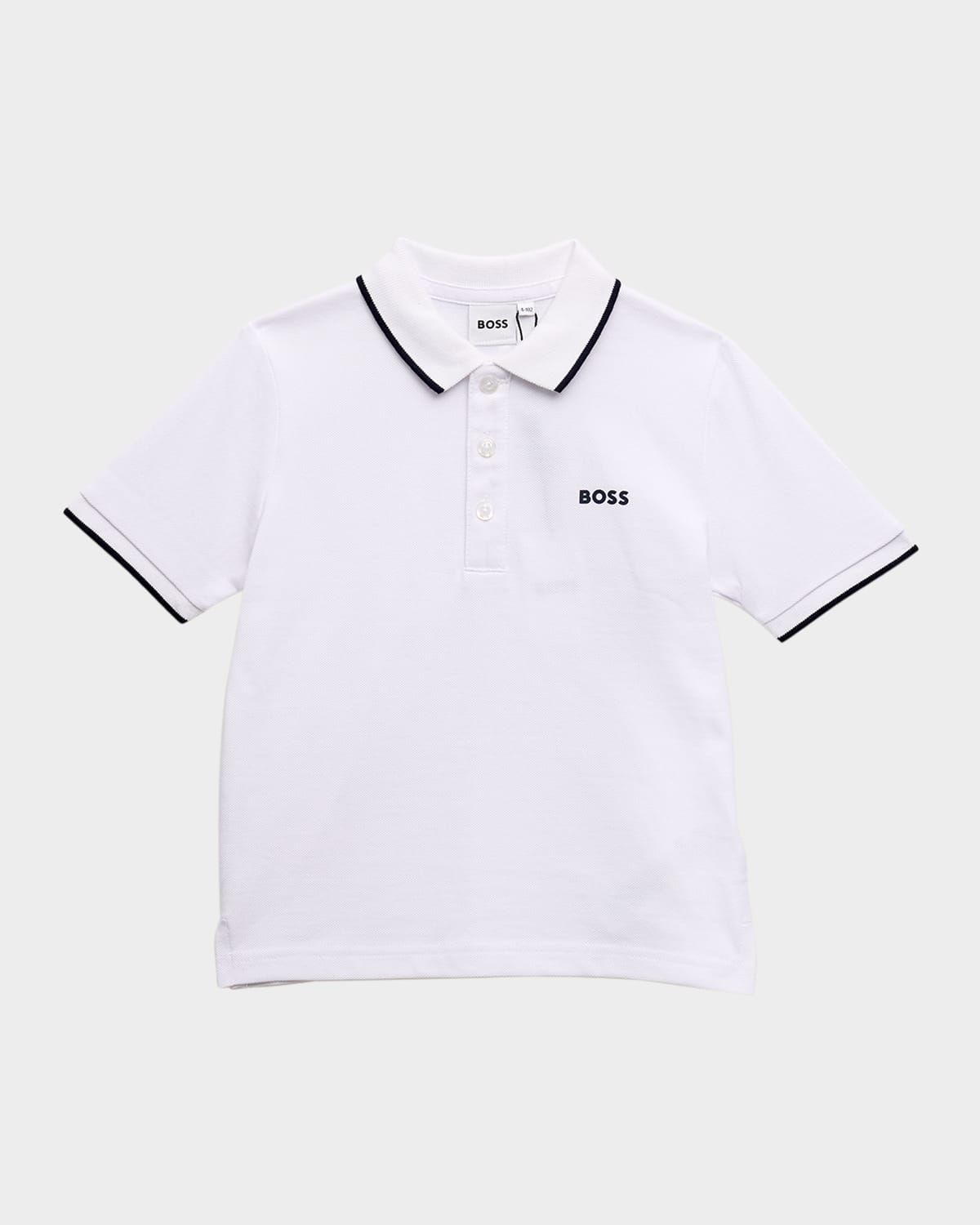Boy & apos;s Logo-Print Polo Shirt, Size 4-5