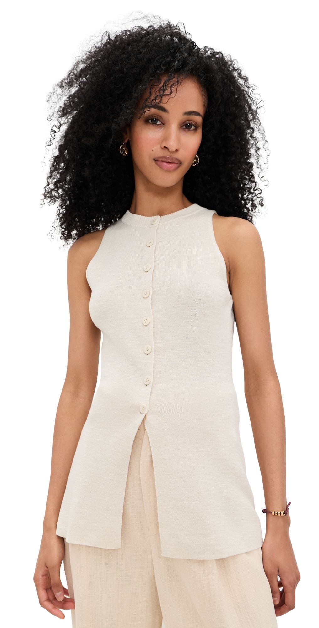 ALIGNE Talullah Knitted Vest Oatmeal 16