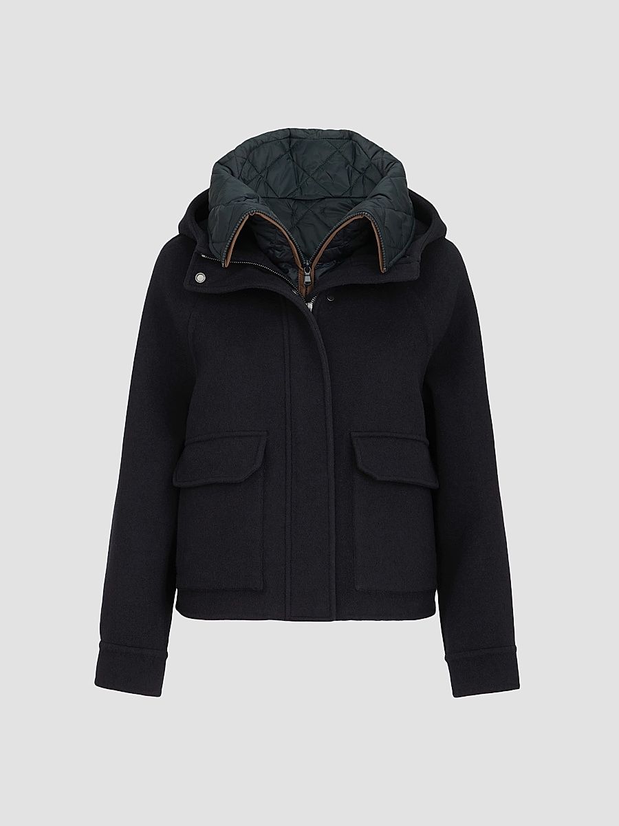 Women's Hand-Crafted Outerwear Jacket - Night - Size 6