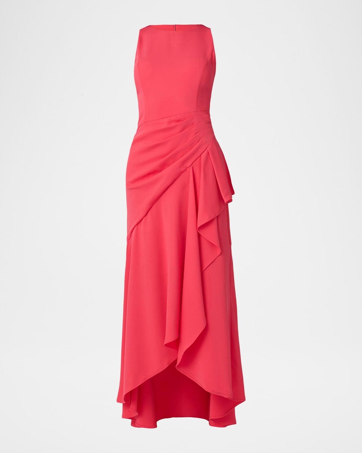 Verena Draped High-Low Maxi Dress