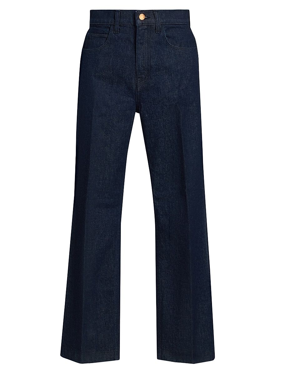 Women's The Blind Crease Crop Jeans - Dark Raw - Size 31