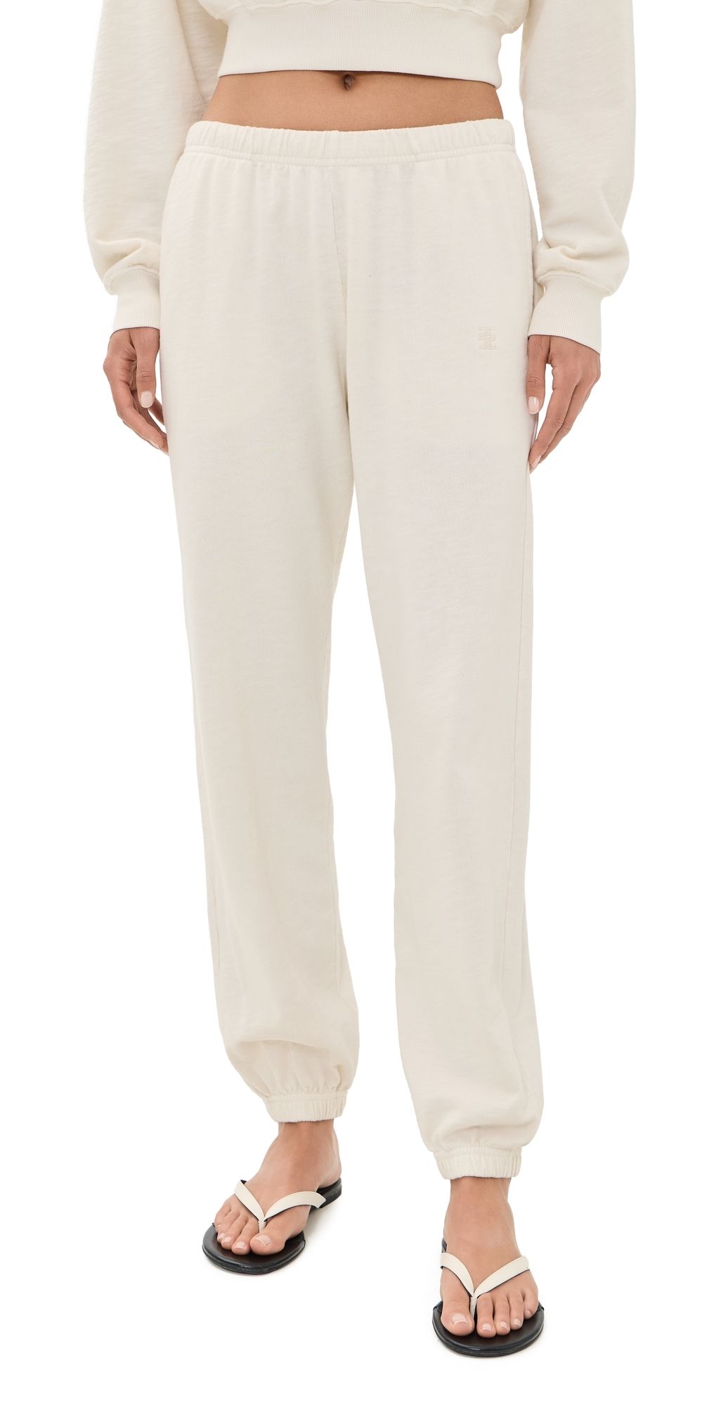 Éterne Boyfriend Pocket Sweatpants Bone S