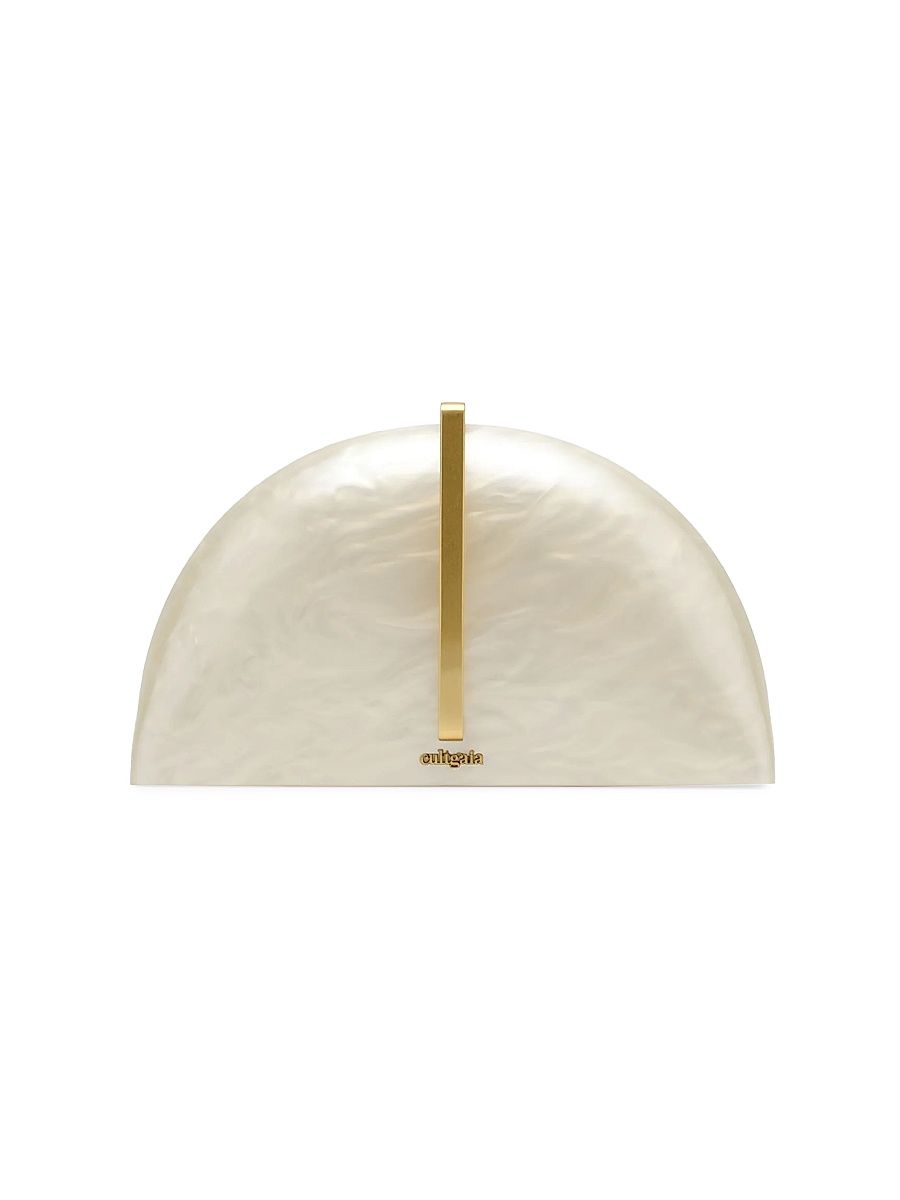 Women's Laguna Half-Moon Clutch - Ivory