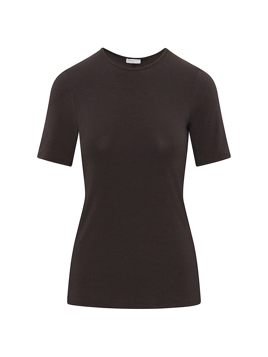 Women's Giselle Knit T-Shirt - Black - Size Large