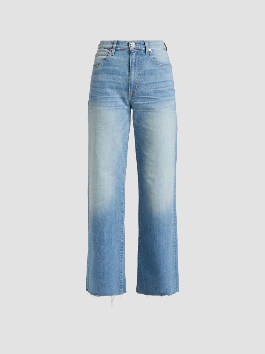 SLVRLAKE Women's Grace Faded High-Rise Straight Jeans - Slow Dancer - Size 32