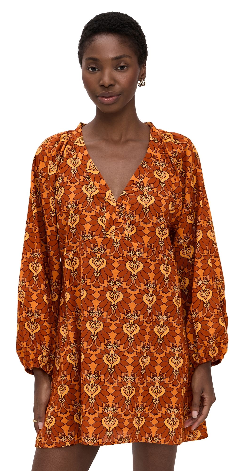 Eywasouls Malibu Iman Mini Dress Amber Lotus XS