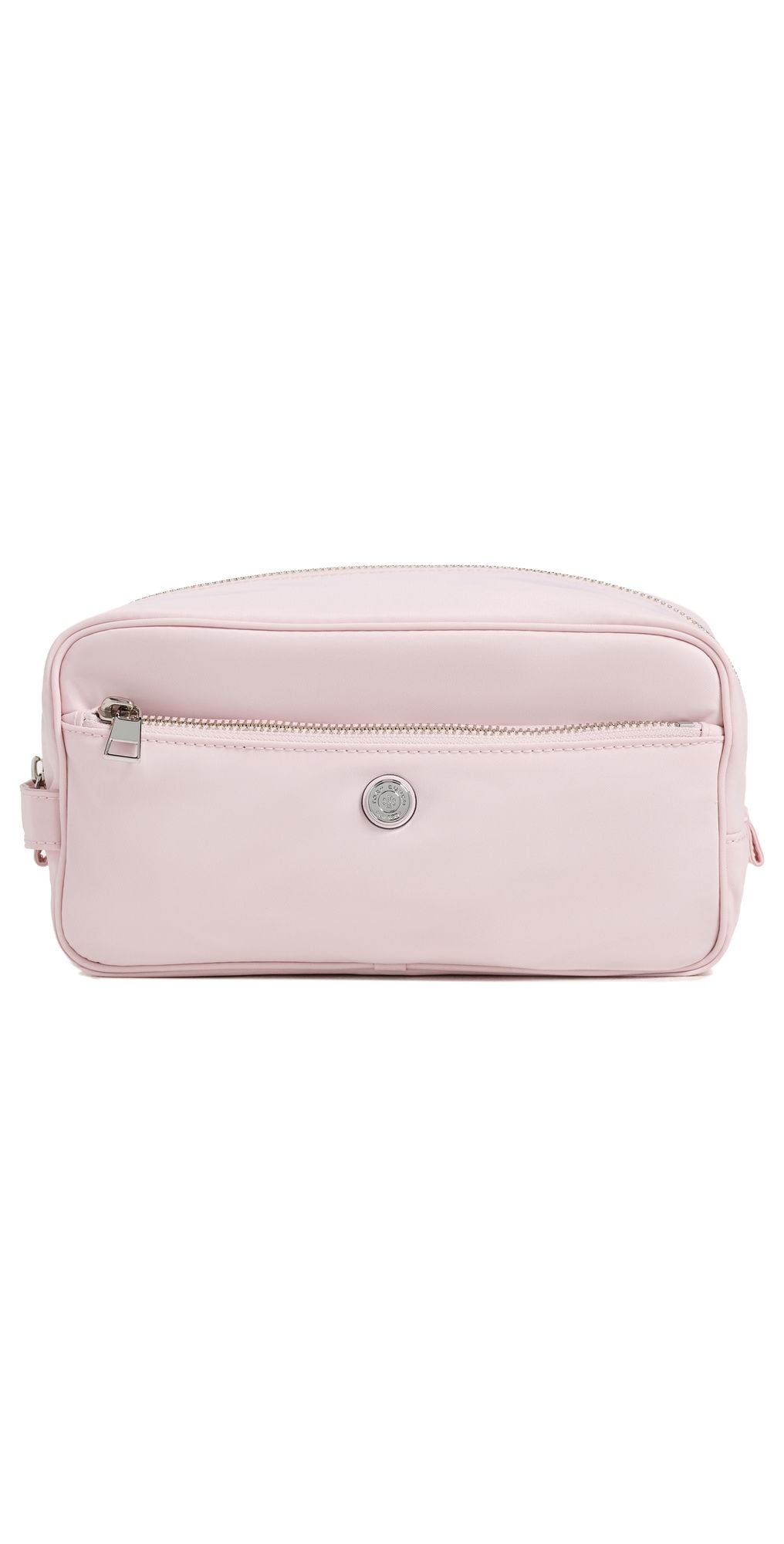 Tory Burch Twist Large Cosmetic Case Rose One Size