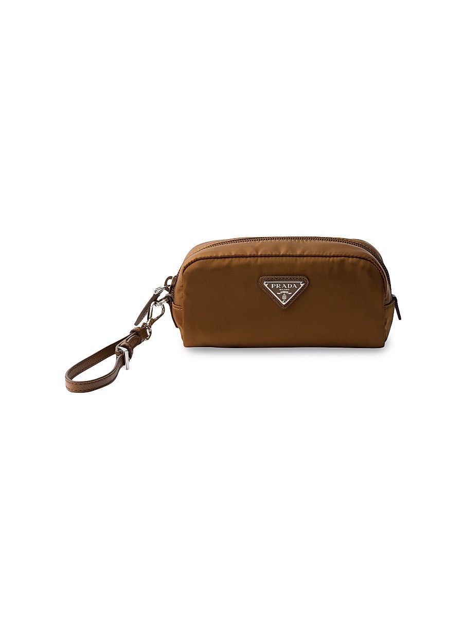 Re-Nylon Pouch - Brown