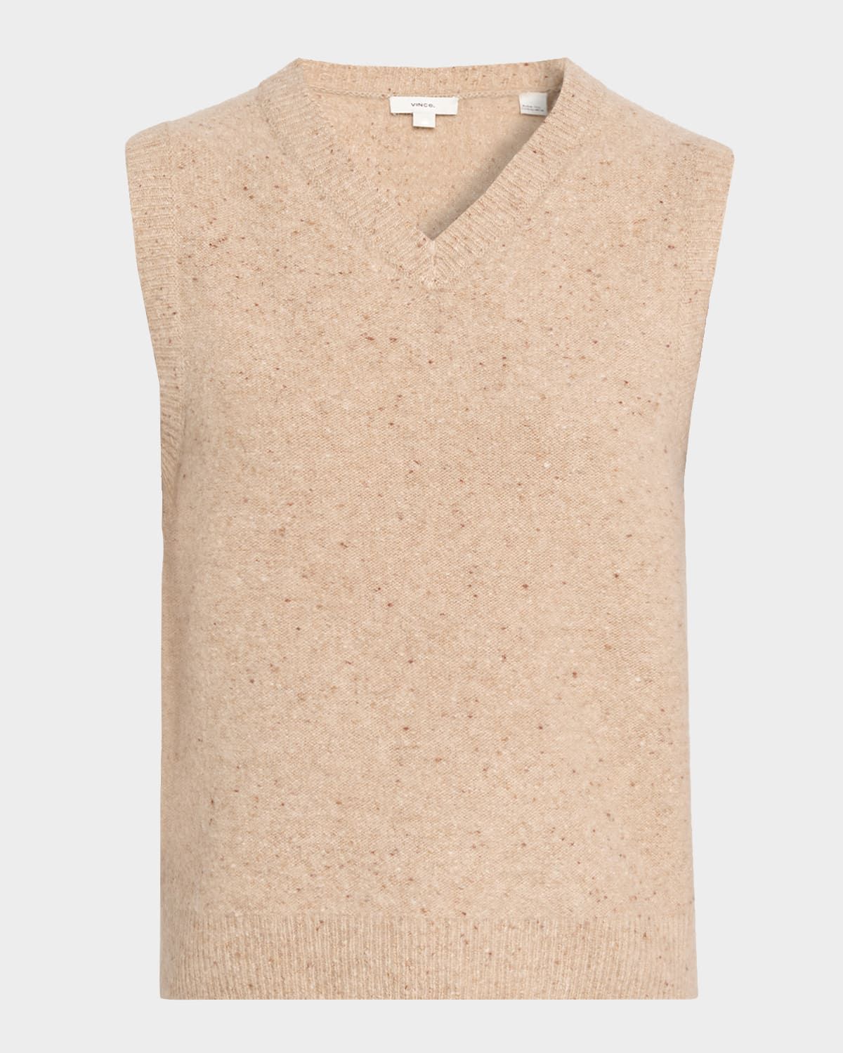 Donegal Plush Cashmere Sweater Vest